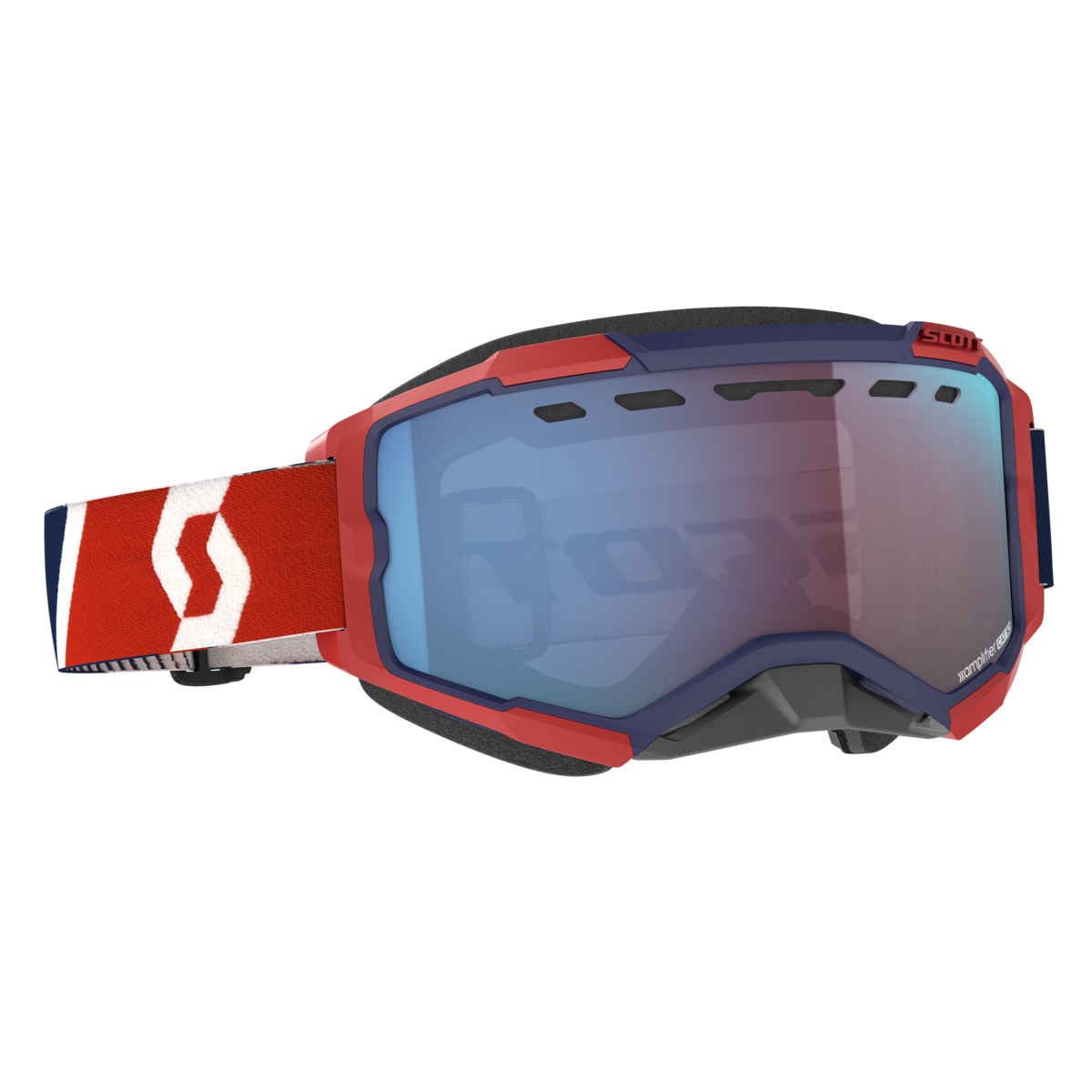 SCOTT FURY SNOW RED/BLUE / BLUE CHROME 278605-1228347