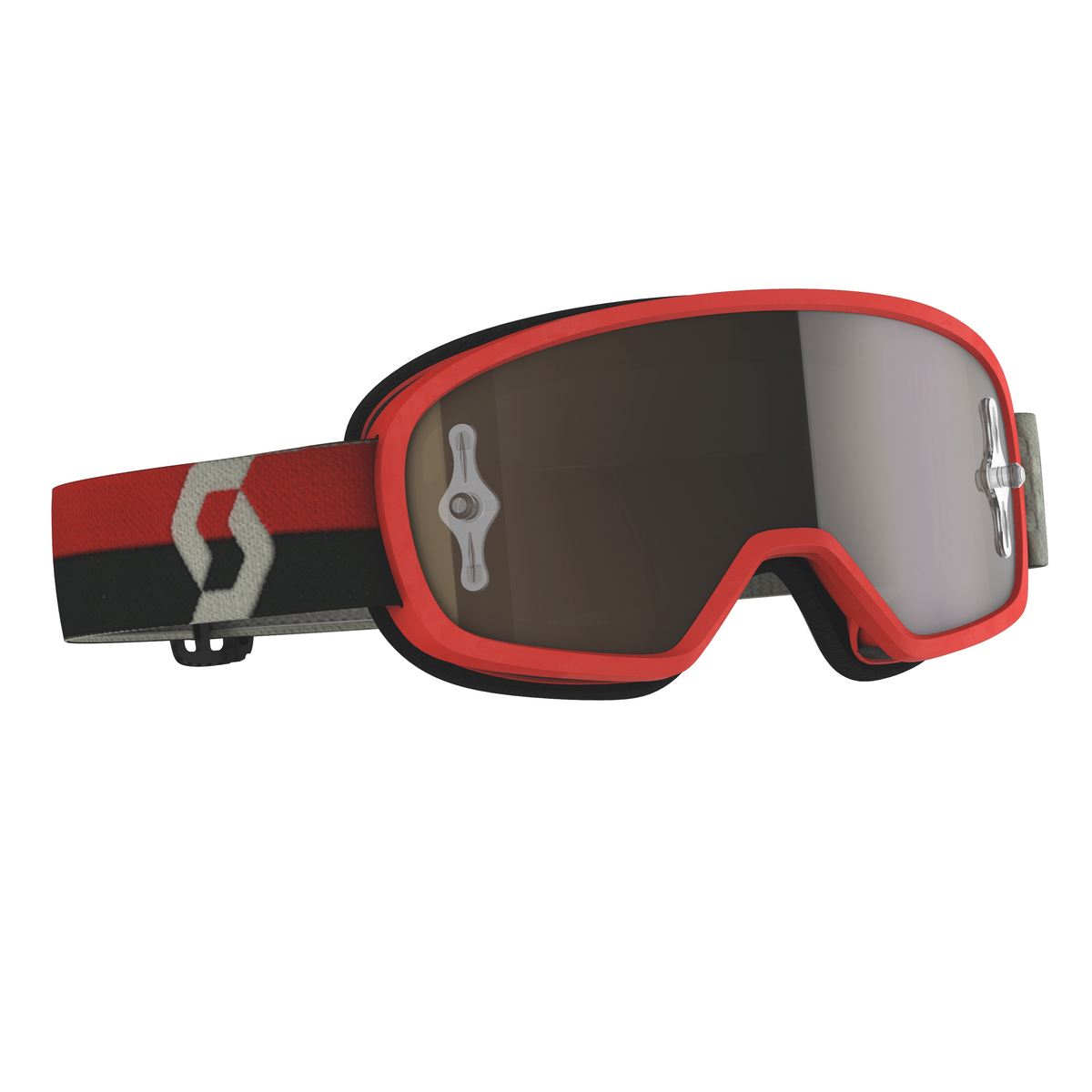 SCOTT BUZZ MX PRO RED/GREY W/GOLD CHR WORK  272836-1010324