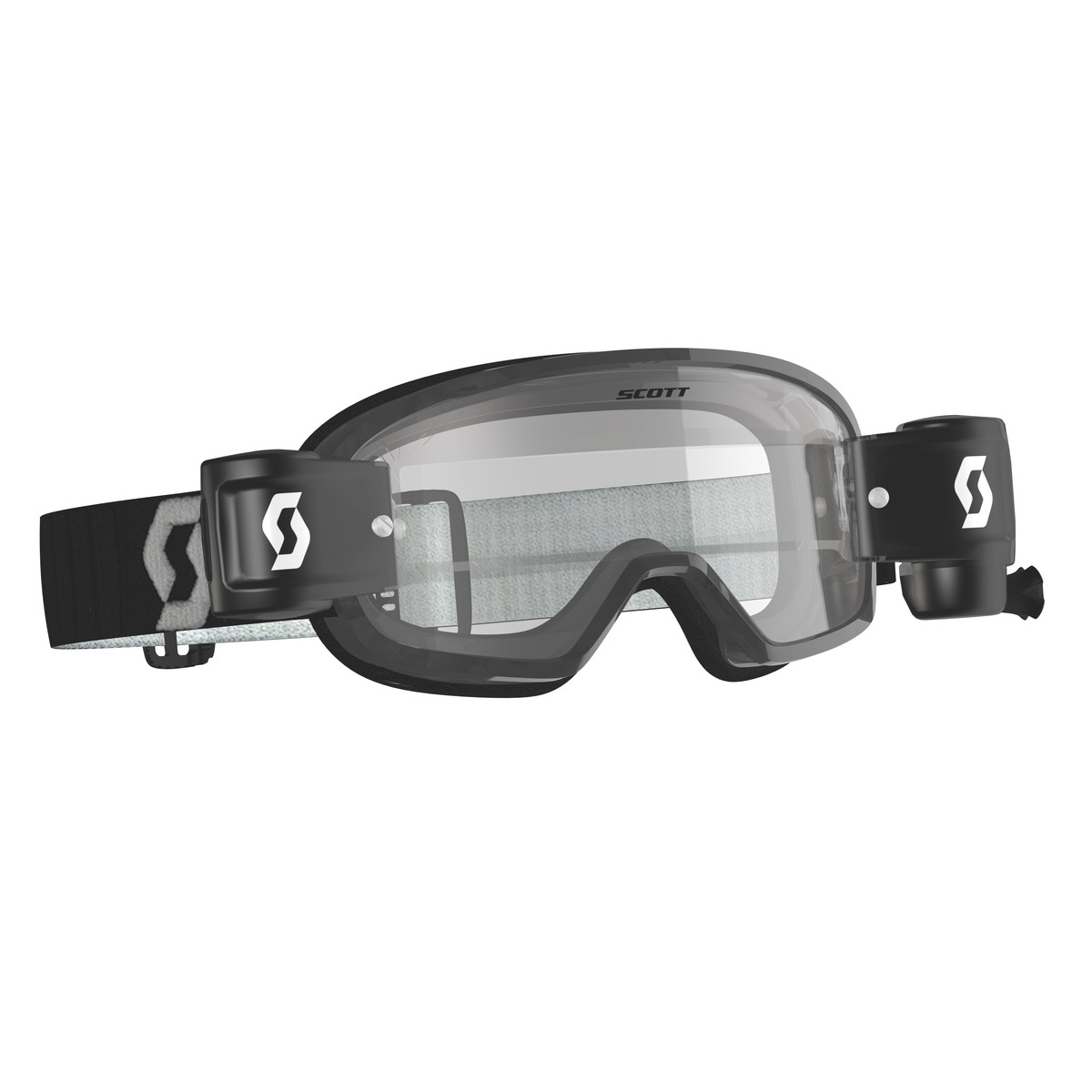 SCOTT BUZZ MX PRO WFS BLK/GREY W/CLEAR 272837-1001113