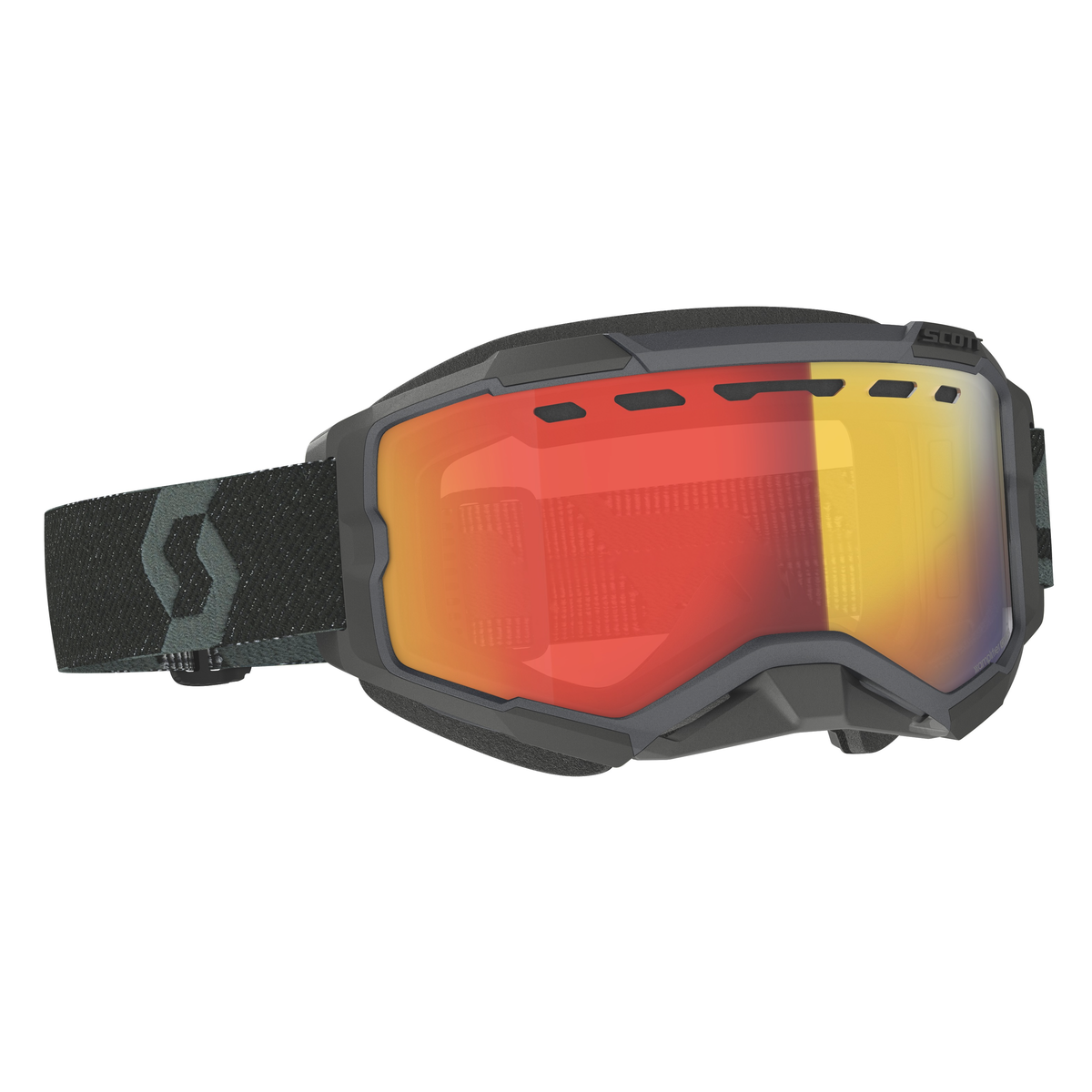 SCOTT FURY SNO BLK W/RED CHR LENS 278605-0001312