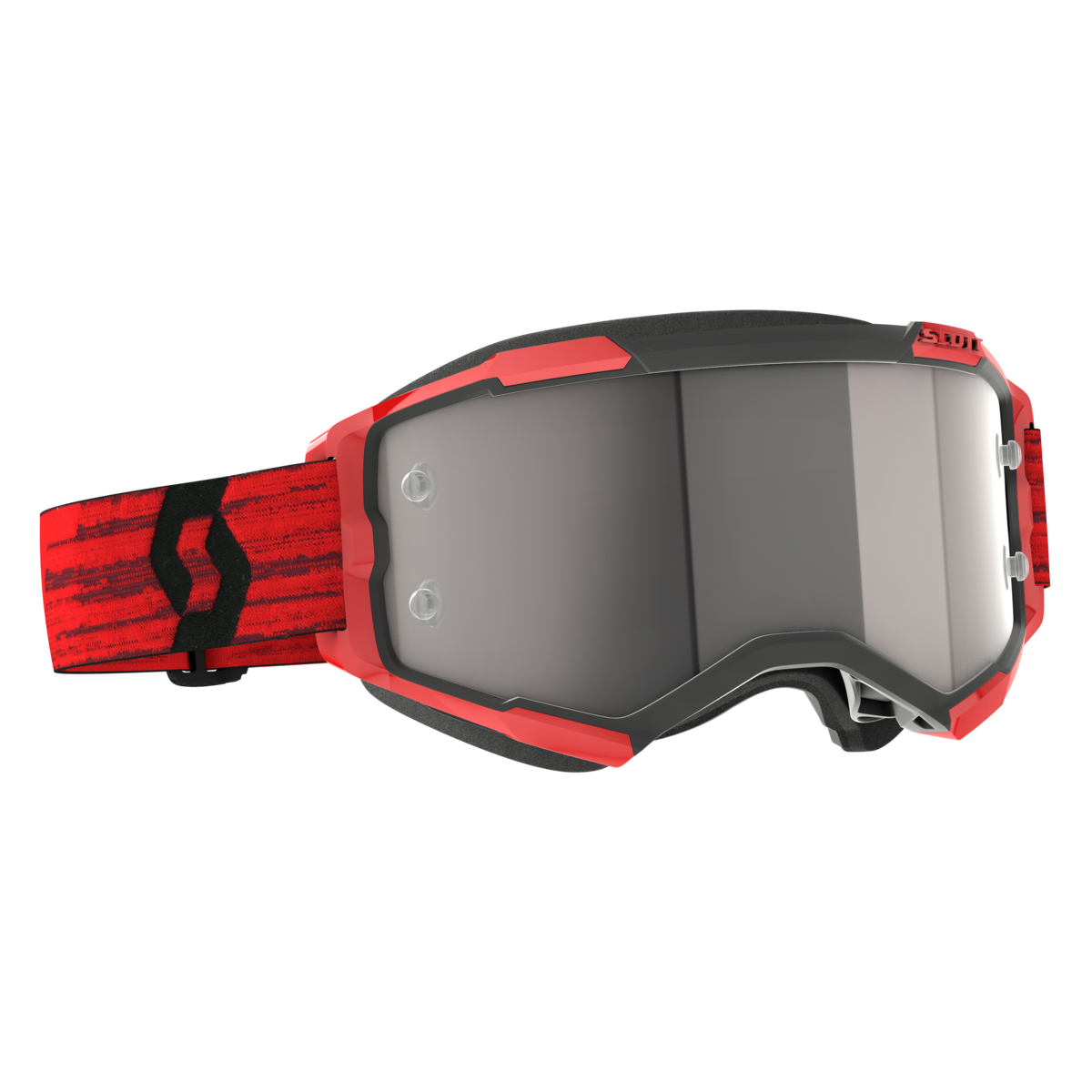 SCOTT FURY DARK RED W/SILV CHROME 272828-0084269