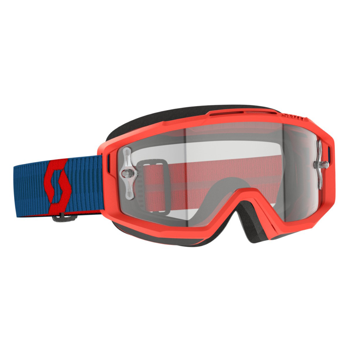 SCOTT SPLIT OTG DRK BLU/RED CLEAR WORKS 285537-7698113