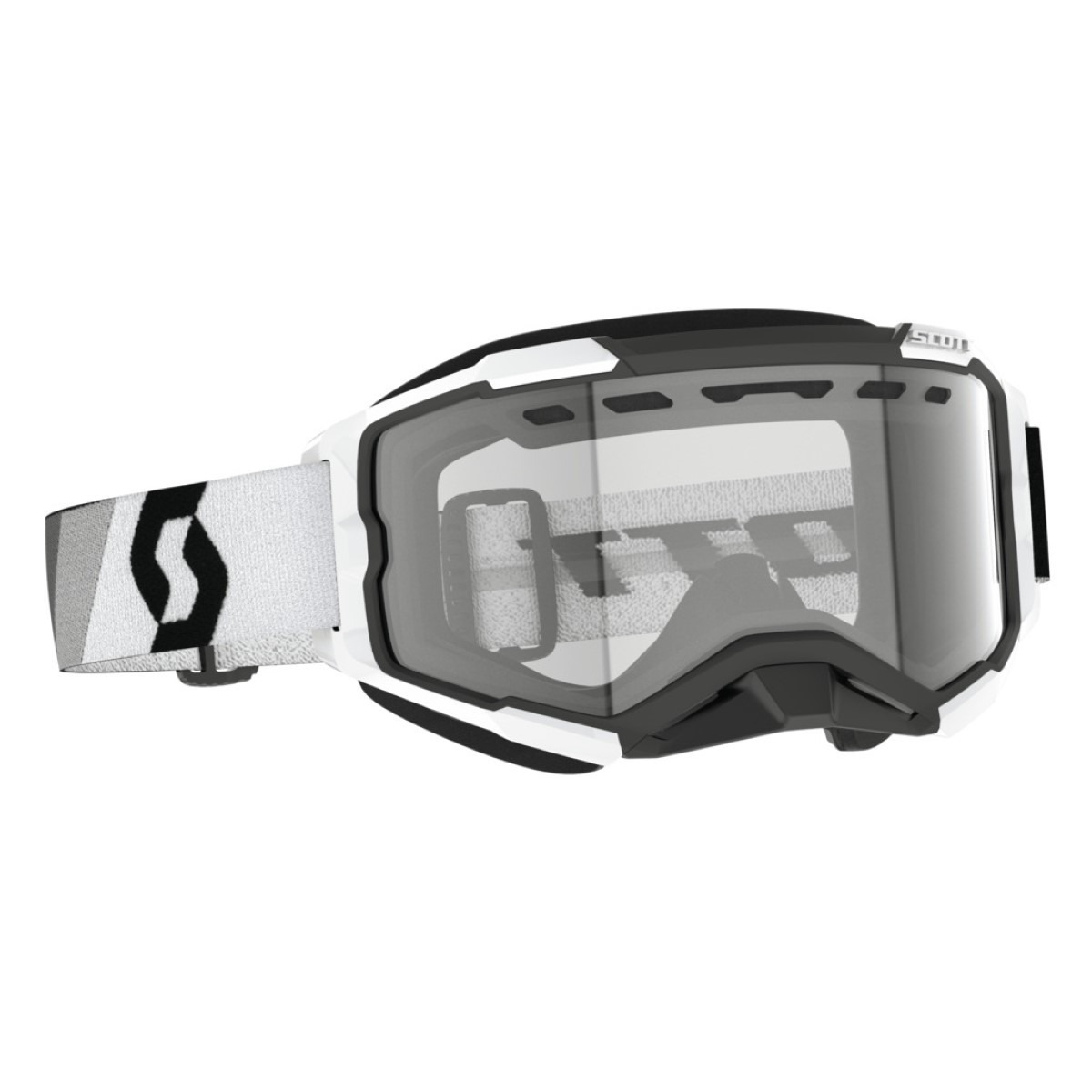 SCOTT FURY SNO BLK/WHT CLEAR 278605-7702043