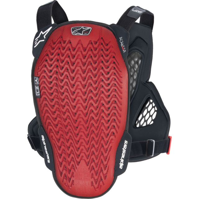ALPINESTARS A-6 PLASMA CHEST PROTECTOR - XL - BLK/RED 1653424-1036-XL