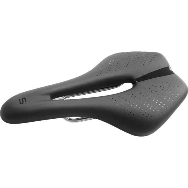 SMANIE SEATS DELTA PRO SADDLE BLACK STAINLESS RAIL A0060660022