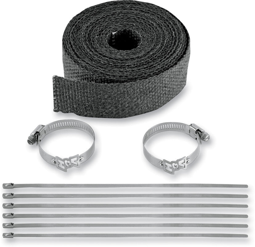 VANCE & HINES HEADER WRAP KIT FOR HI-OUTPUT EXH 2"X25' BLACK 26523