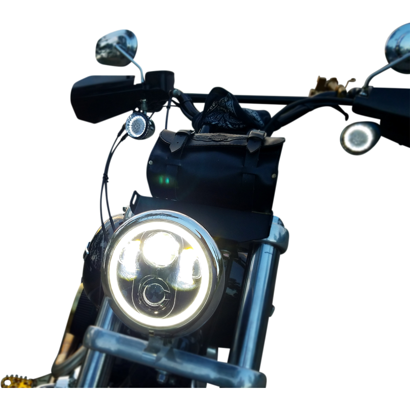 CUSTOM DYNAMICS HEADLIGHT PG 5.75"HALO C CD-575-H-C