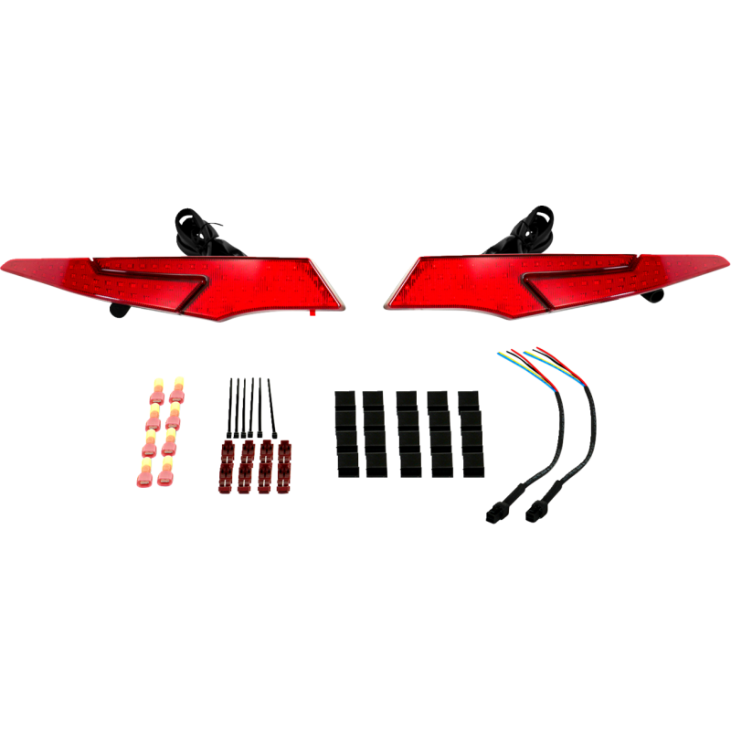 SHOW CHROME FORMFUSION TRUNK LIGHT RED LENS CAN-AM SPYDER RT L 41-265R