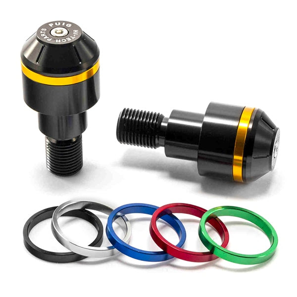 PUIG BAR END SHORT W/RING BK YAM PUIG 8170N