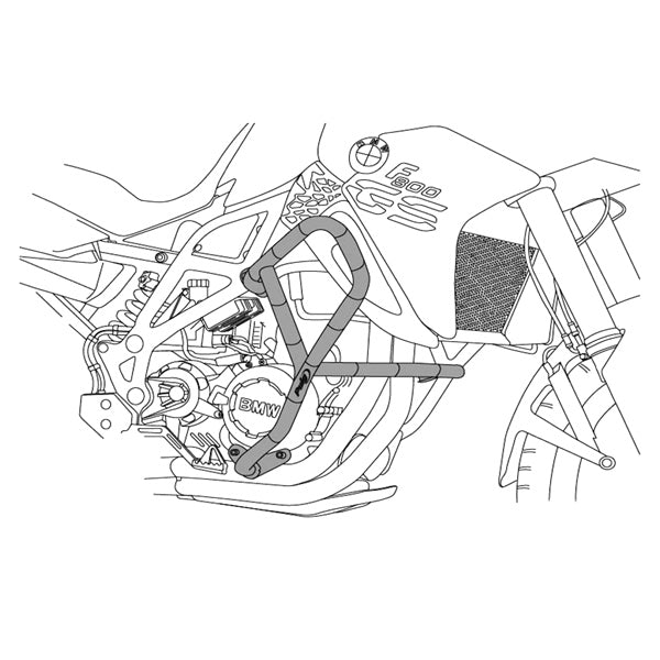 PUIG ENGINE GUARD TRIUMP BK PUIG 20384N