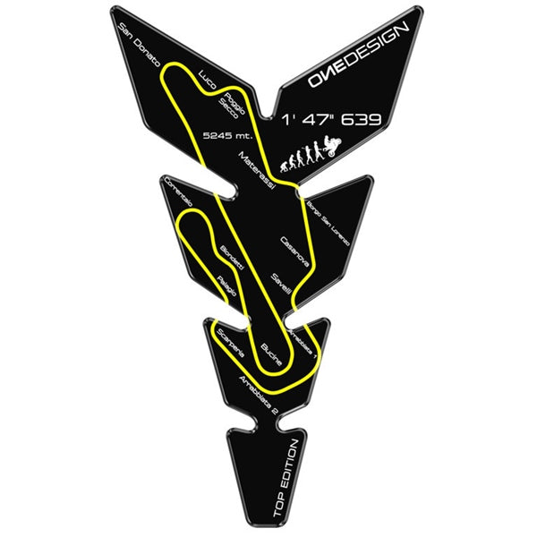 PUIG TANK PAD MUGELLO BK PUIG 20597N