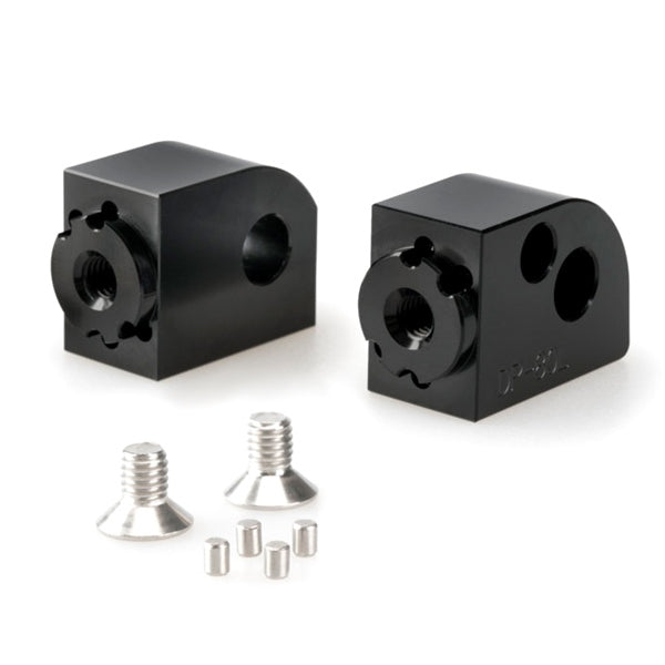 PUIG FOOTPEG ADAPTOR ADJUSTABLE BK YAM 20839N