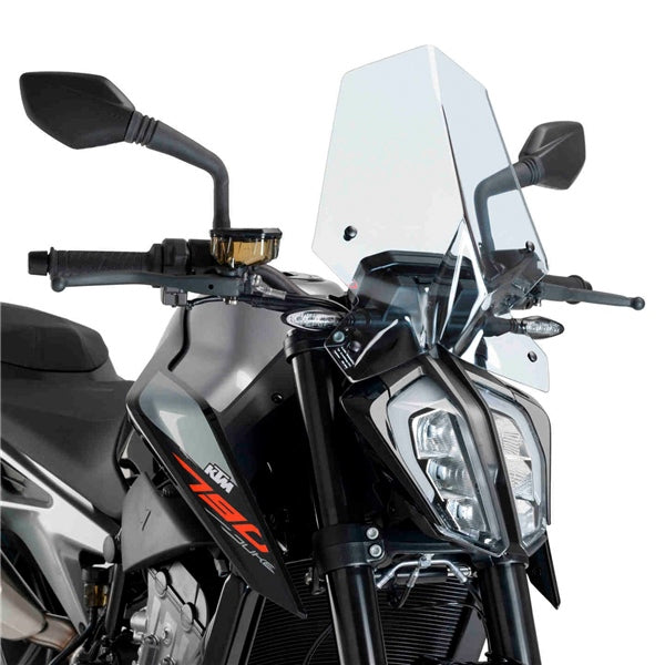 PUIG WINDSHIELD NEW GEN SPORT CLR KTM 9668W