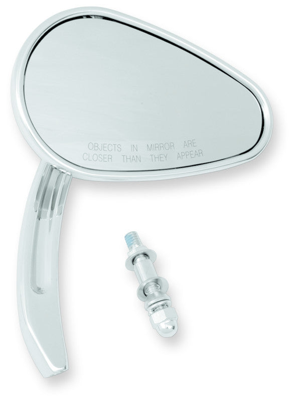 DRAG SPECIALTIES TEARDROP BILLET MIRROR RIGHT (EA) 1901-1900
