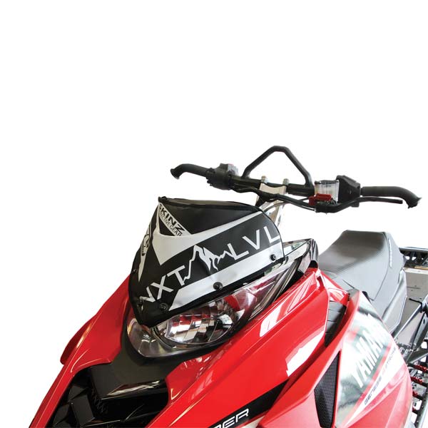 SKINZ PROTECTIVE GEAR NXT LEVEL WINDSHIELD PAK BLACK/WHITE YAMAHA NXAWP600-BK/WHT