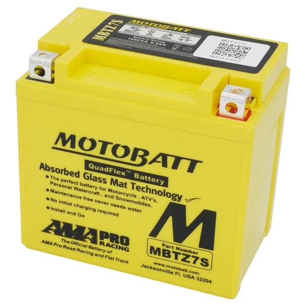 MOTOBATT MBTZ7S BATTERY QUADFLEX MOTOBATT MBTZ7S