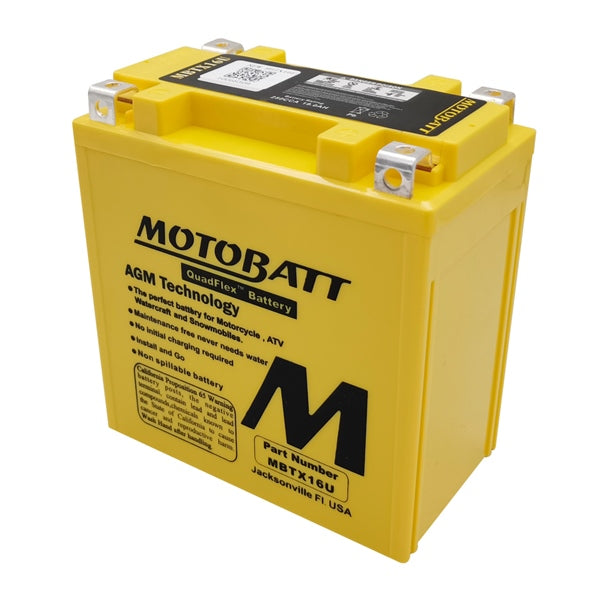 MOTOBATT MBTX16U BATTERY QUADFLEX MOTOBATT MBTX16U