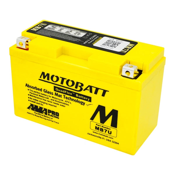 MOTOBATT MB7U BATTERY QUADFLEX MOTOBATT MB7U