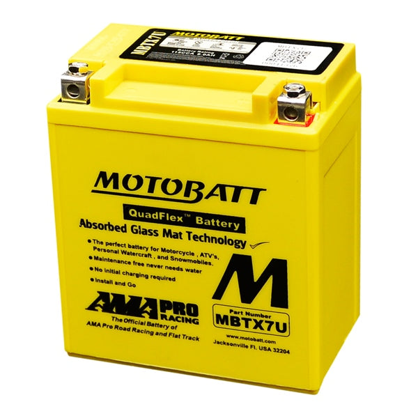 MOTOBATT MBTX7U BATTERY QUADFLEX MOTOBATT MBTX7U