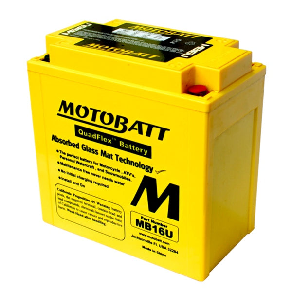 MOTOBATT MB16U BATTERY QUADFLEX MOTOBATT MB16U