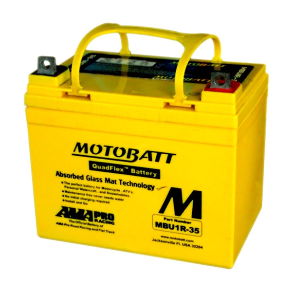 MOTOBATT MBU1R-35 BATTERY QUADFLEX MOTOBATT MBU1R-35
