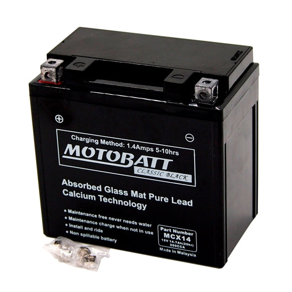 MOTOBATT MCX14 BATTERY AGM CLASSIC MOTOBATT MCX14