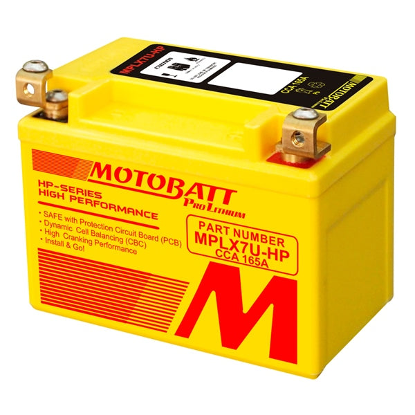MOTOBATT MPLX7U-HP BATTERY PRO LITHIUM MOTOBATT MPLX7U-HP