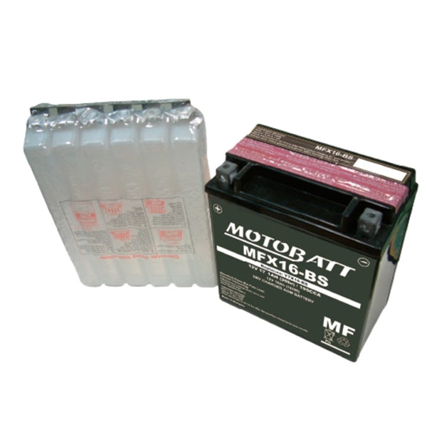 MOTOBATT MFX16-BS BATTERY YTX MFX AGM MOTOBATT MFX16-BS