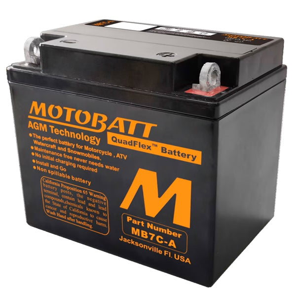 MOTOBATT MB7CA BATTERY QUADFLEX MOTOBATT MB7CA
