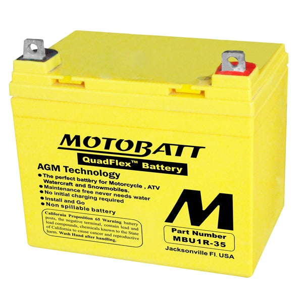 MOTOBATT MBU1R35 BATTERY QHADFLEX MOTOBATT MBU1R35