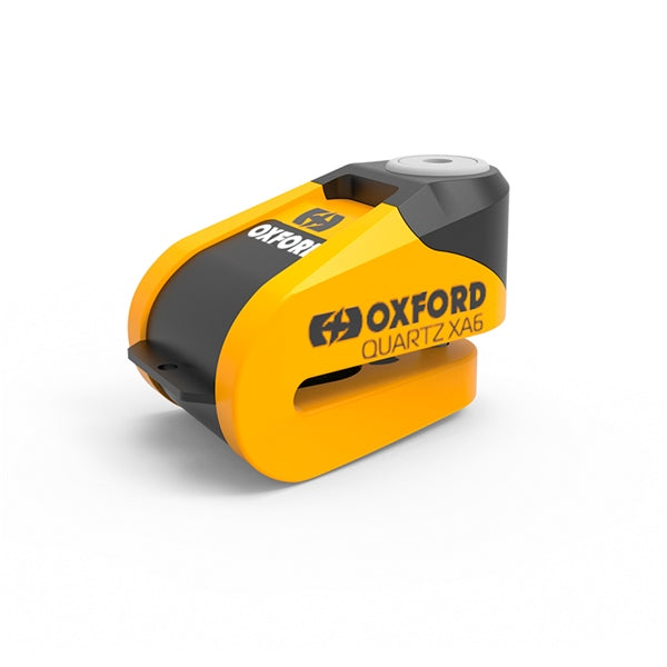 OXFORD PRODUCTS DISC LOCK QTZ ALARM XA6 6MM PIN YE/BK LK215