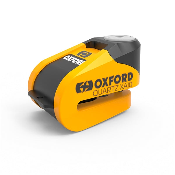OXFORD PRODUCTS DISC LOCK QTZ ALARM XA10 10MM PIN YE/BK LK216