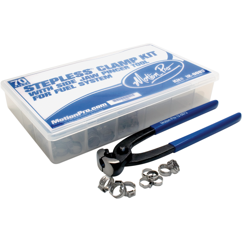 MOTION PRO STEPLESS CLAMP FUEL LINE FIT KIT W/TOOL 12-0083