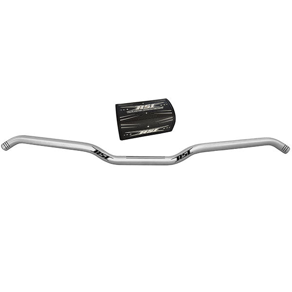 RSI HUSTLER FULL 7/8 ALUMINUM HANDLEBAR SILVER T6-10R-SLV