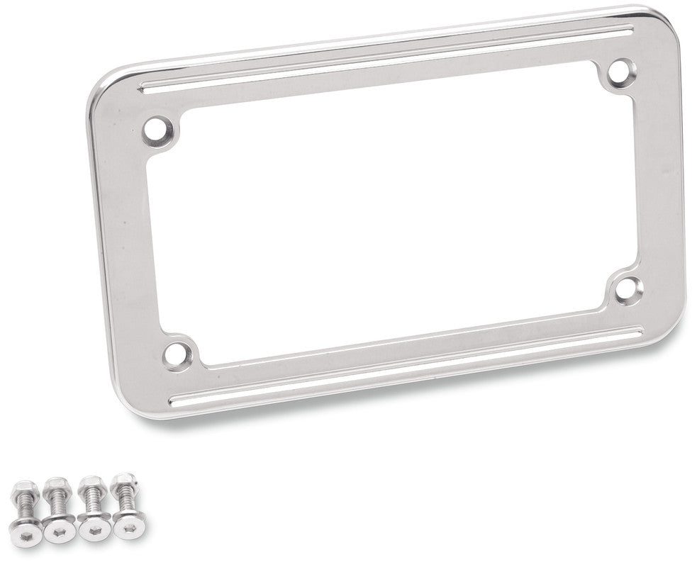 DRAG SPECIALTIES CHROME LIC PLATE FRAME 4X7" 2030-0214