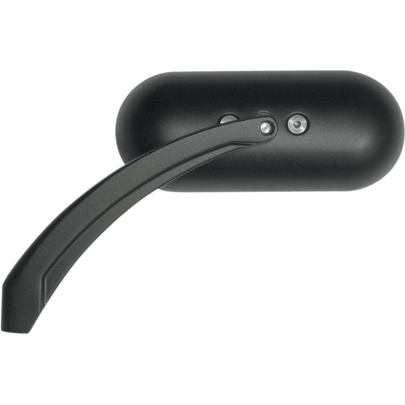 DRAG SPECIALTIES OVAL MIRROR LEFT OR RIGHT BLACK 0640-0488