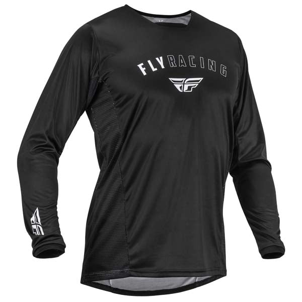 FLY RACING PATROL MOTOCROSS JERSEY BLACK/WHITE 5XL 376-6505X