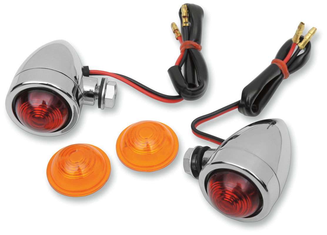 DRAG SPECIALTIES CUST BULLET MARKER LIGHTS (PR) 2040-0532