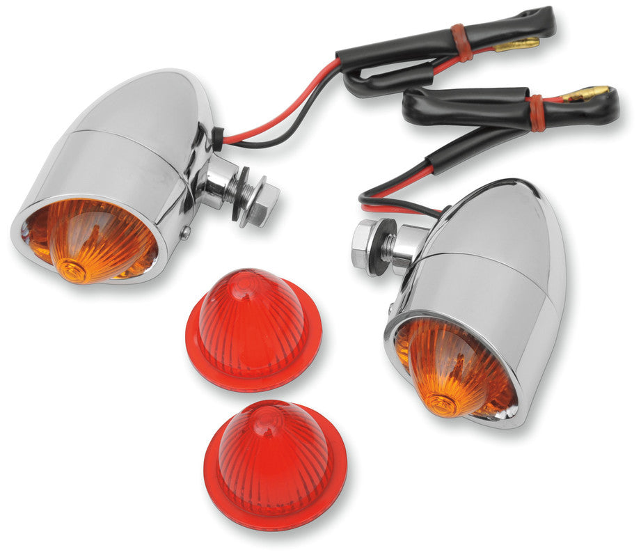 DRAG SPECIALTIES MINI RETRO MARKER LIGHTS (PR) 2040-0533