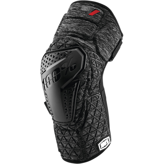 100% SURPASS KNEE GUARDS GREY HEATHER/BLACK SM 70009-00005