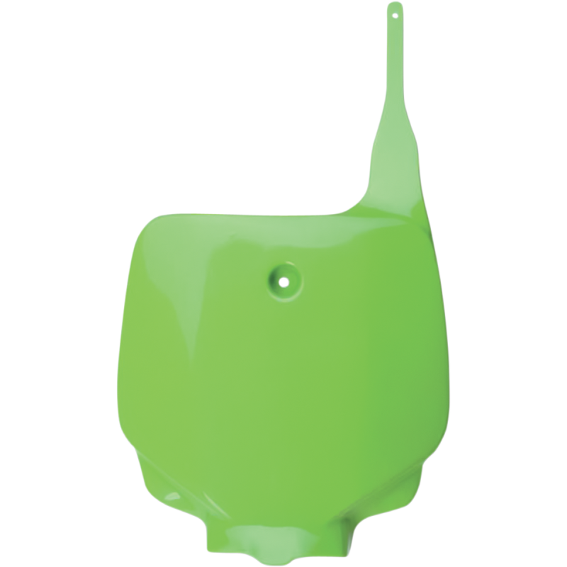 UFO KX80/85 98-13 FRONT # PLATE KX GREEN KA03712-026