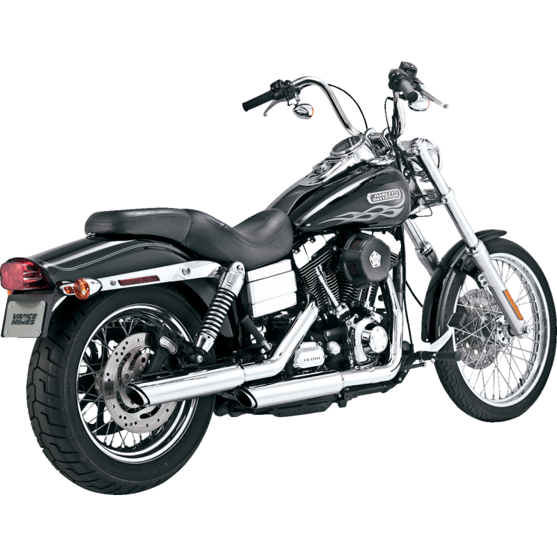 VANCE & HINES MUFFLERS 3"CHR TW SLASH 91-17 DYNA 16337