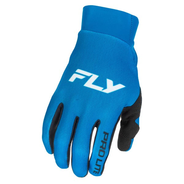 FLY RACING PRO LITE GLOVES BLUE/WHITE YOUTH LARGE 379-041YL