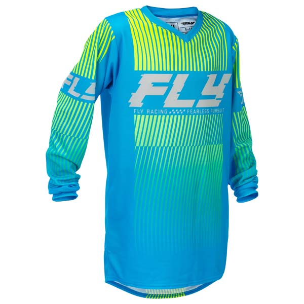 FLY F-16 JERSEY BLUE/HIGH-VISIBILITY YOUTH MEDIUM 379-223YM