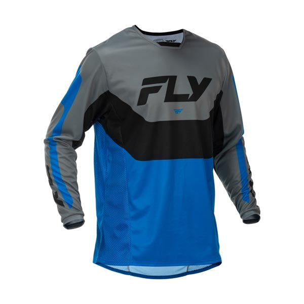 FLY KINETIC JERSEY BLUE/GREY/BLACK LARGE 379-421L