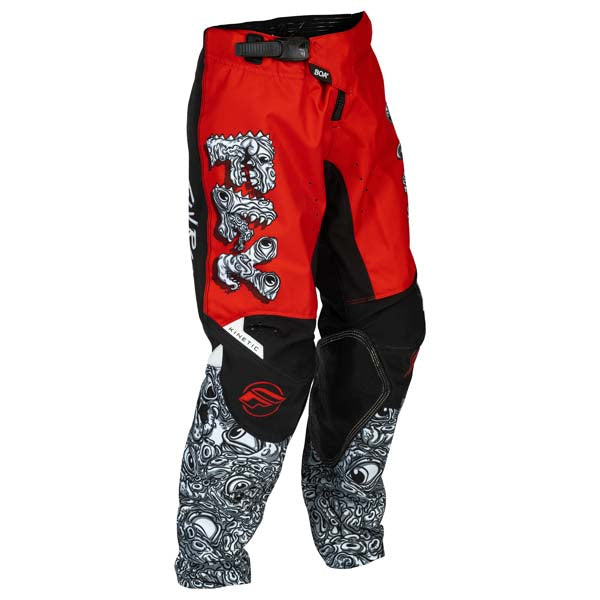 FLY KINETIC MUTANT PANTS RED/WHITE/BLACK YOUTH 18 379-53618