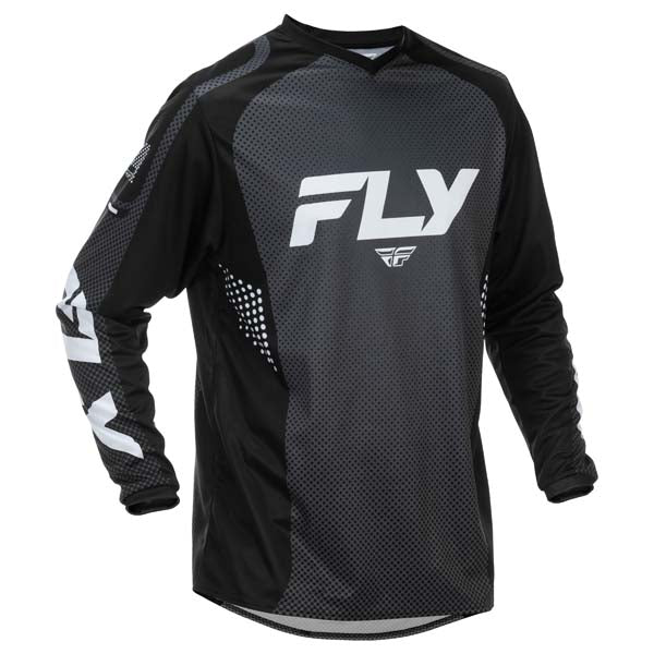 FLY F-16 JERSEY BLACK/WHITE MEDIUM 379-920M