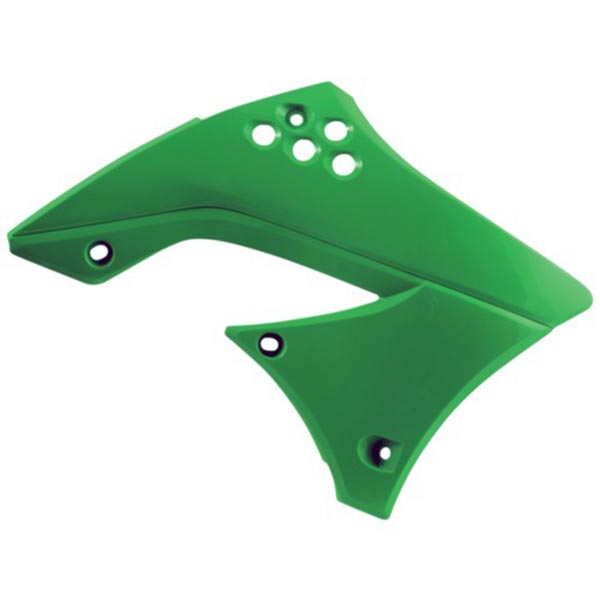 ACERBIS RADIATOR SHROUDS GREEN/BLACK KAWASAKI 2141711089