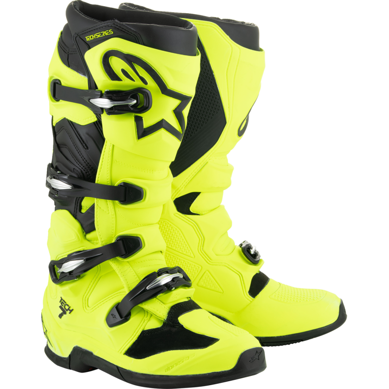 ALPINESTARS BOOT TECH 7 (25)YEL FLUO BK 9 2012025-551-9