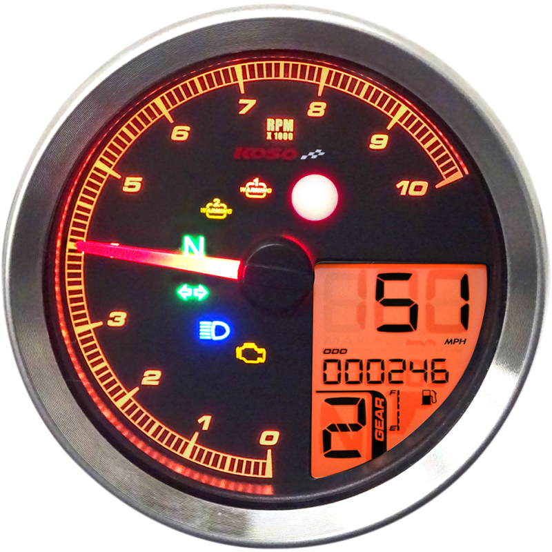 KOSO NORTH AMERICA TACH MULTI METR HD-04 BK BA051211